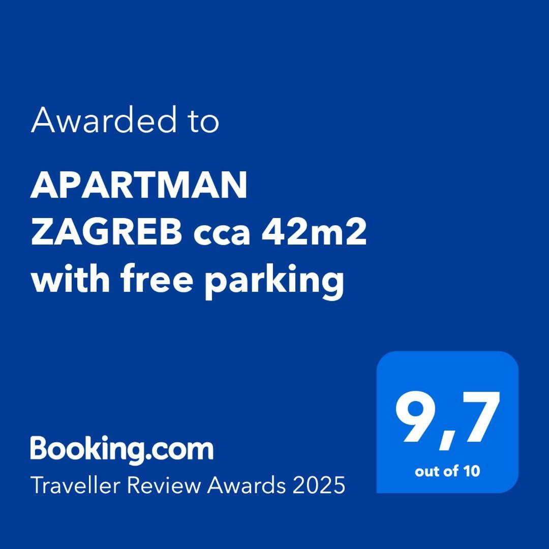 Apartman Zagreb Cca 42M2 With Free Parking Екстер'єр фото